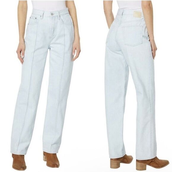 Ag Adriano Goldschmied Denim - AG Adriano Goldschmied Clive Pintuck High Rise Jeans Women’s Size 29